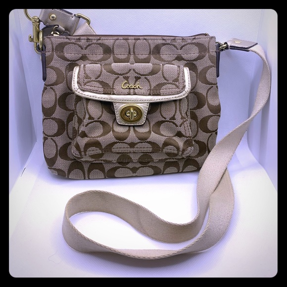 coach jacquard purse